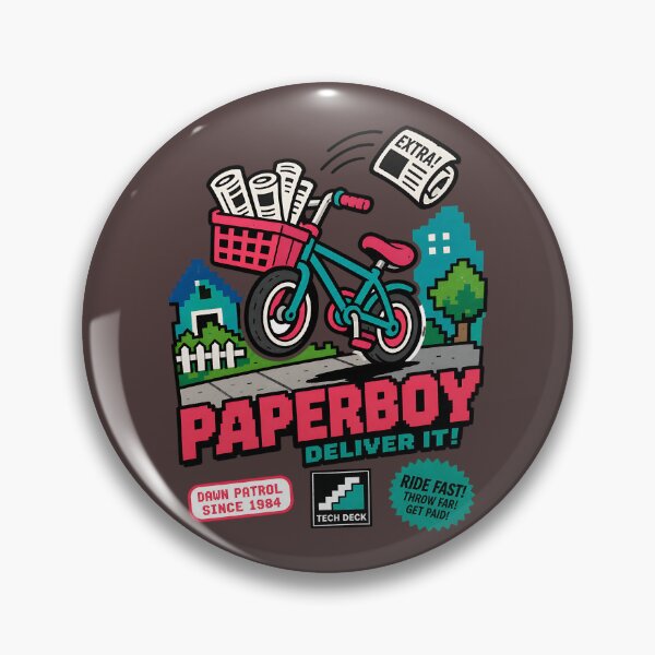 Item preview, Paperboy Game designed and sold by BrambleBox.