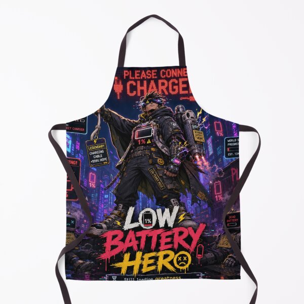 Item preview, LOW BATTERY HERO designed and sold by AndreBarnard.