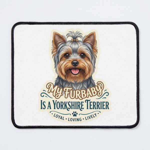 Item preview, Loyal Loving Lively Yorkshire Terrier Dog Owner designed and sold by CdnVeteranGraphics .