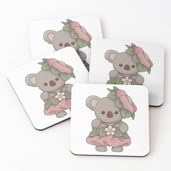 Item preview, sylvanian woodland fairy flower koala designed and sold by MoTaraDesigns.