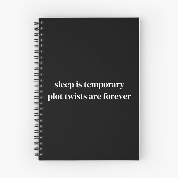 Item preview, Sleep is temporary plot twists are forever designed and sold by raffrasta.