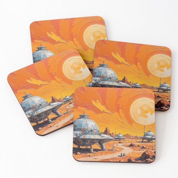 Item preview, Futuristic Martian Colony designed and sold by Mary Spencer.