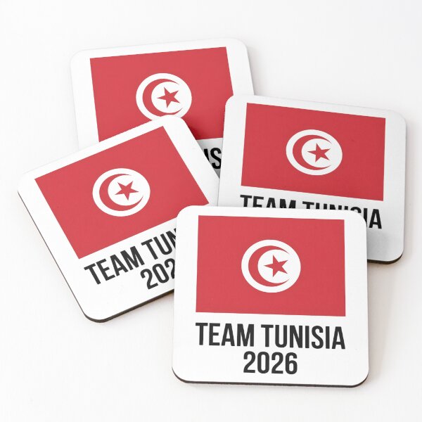 Item preview, Team Tunisia 2026 Fan Flag T-Shirt V13 designed and sold by DBWStudios.