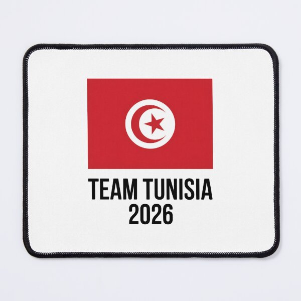 Item preview, Team Tunisia 2026 Fan Flag T-Shirt V13 designed and sold by DBWStudios.