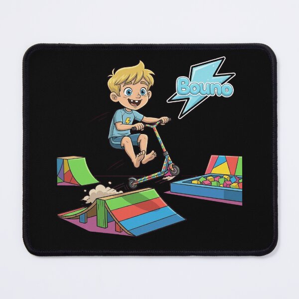 Item preview, Bouno Performing Scooter Tricks at the Playground designed and sold by BounoWorld.