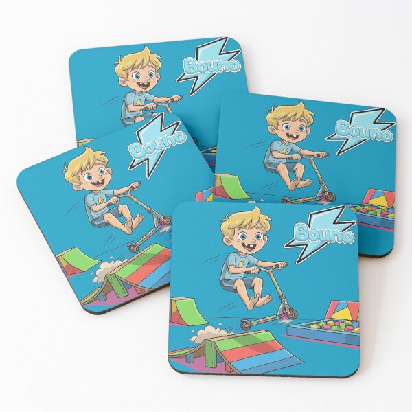 Item preview, Bouno Performing Scooter Tricks at the Playground designed and sold by BounoWorld.