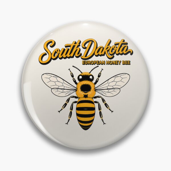 Item preview, Copy of South Dakota European Honey Bee Vintage State Insect Poster designed and sold by The-Drip-Studio.