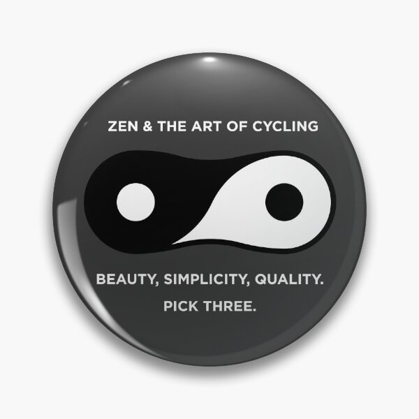 Item preview, Zen & the Art of Cycling - dark background designed and sold by Half Serious.