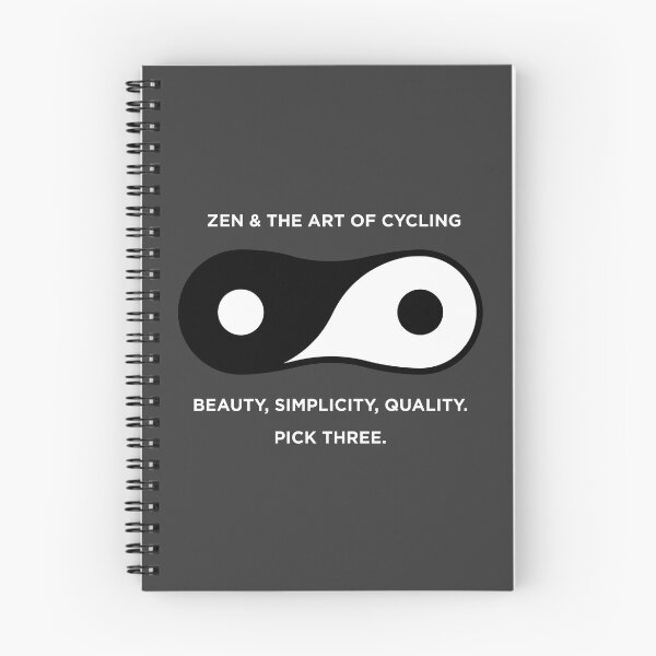 Item preview, Zen & the Art of Cycling - dark background designed and sold by Half Serious.