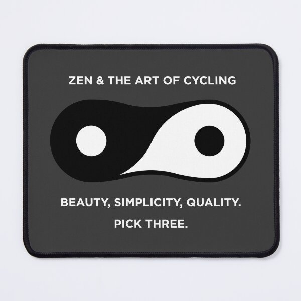 Item preview, Zen & the Art of Cycling - dark background designed and sold by Half Serious.