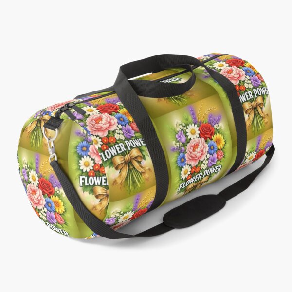 Item preview, Flower Power – Retro Floral Typography Design designed and sold by Clothes With Smiling Animals Walt Gral.