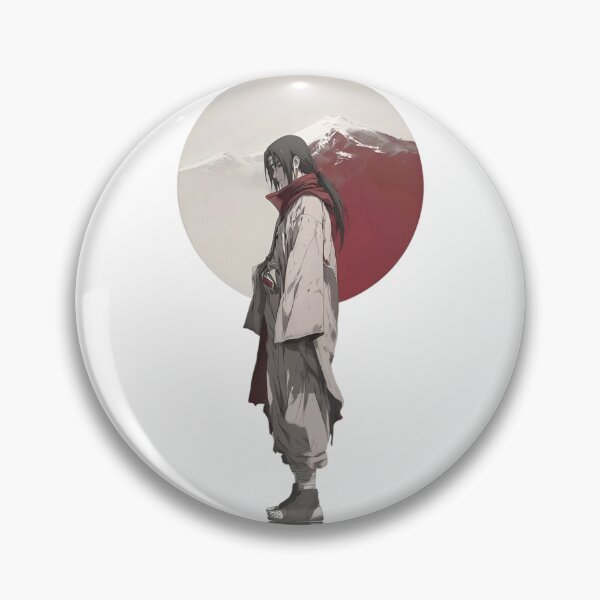 Item preview, Solitary Ninja Portrait | Minimalist Japanese Anime Aesthetic Illustration designed and sold by Dyan4.