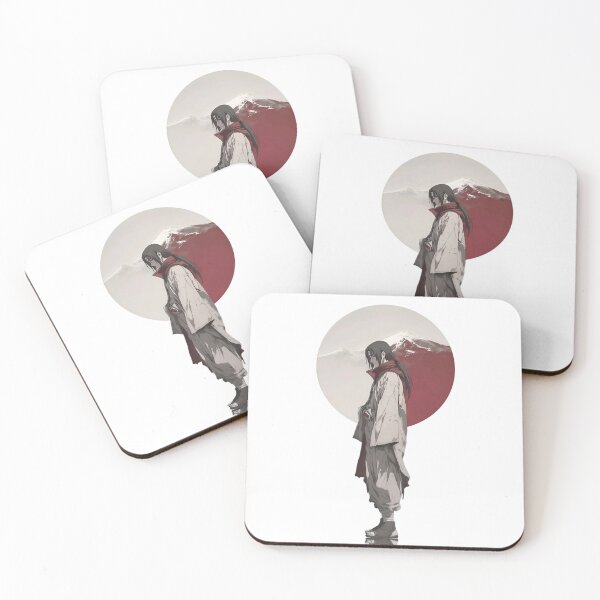 Item preview, Solitary Ninja Portrait | Minimalist Japanese Anime Aesthetic Illustration designed and sold by Dyan4.