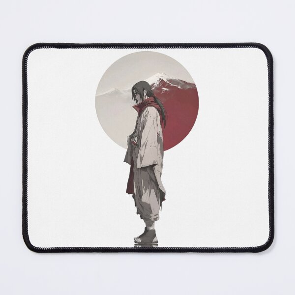 Item preview, Solitary Ninja Portrait | Minimalist Japanese Anime Aesthetic Illustration designed and sold by Dyan4.