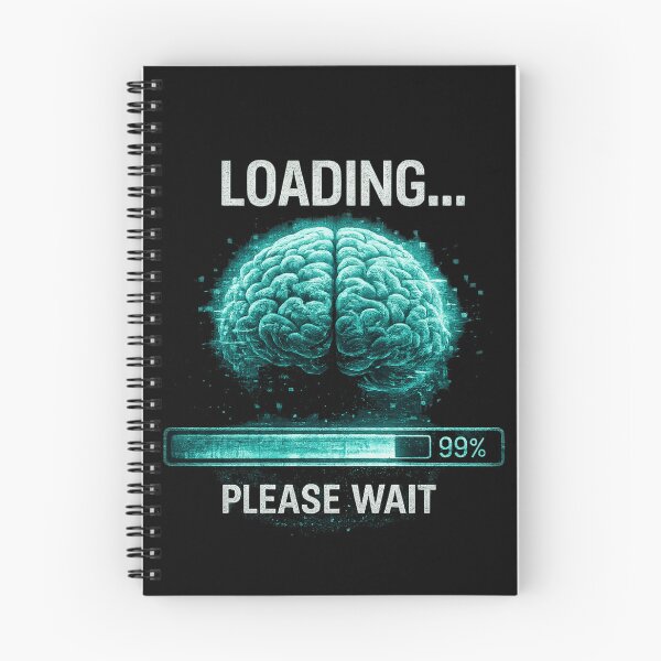 Item preview, Loading Brain Please Wait Funny Design designed and sold by JalwaWear.
