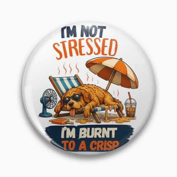 Item preview, I'm Not Stressed I'm Burnt To A Crisp Funny Summer Dog Shirt designed and sold by @SHINTOSARTSTORE.