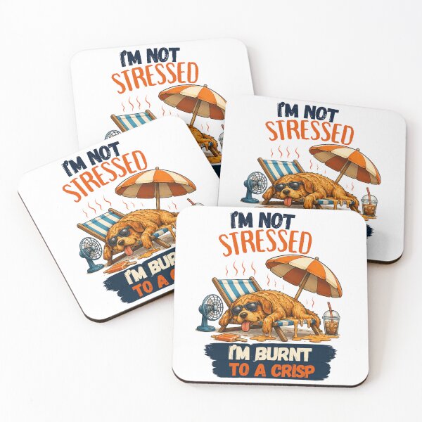 Item preview, I'm Not Stressed I'm Burnt To A Crisp Funny Summer Dog Shirt designed and sold by @SHINTOSARTSTORE.