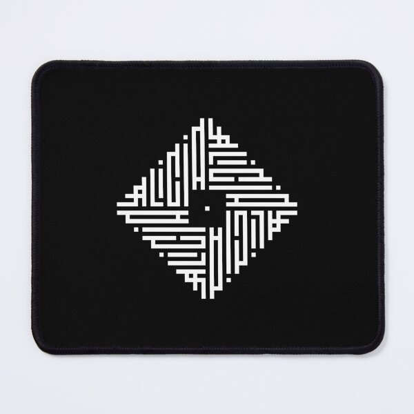 Item preview, ALICIA | White | Modern Geometric Kufi Calligraphy | From Name to Art designed and sold by FOR YOUR NAME.
