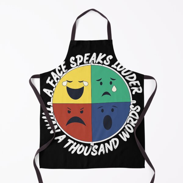 Item preview, A Face Speaks Louder Than A Thousand Words Retro Mood Expression Wheel designed and sold by SoftAuraStudi0.