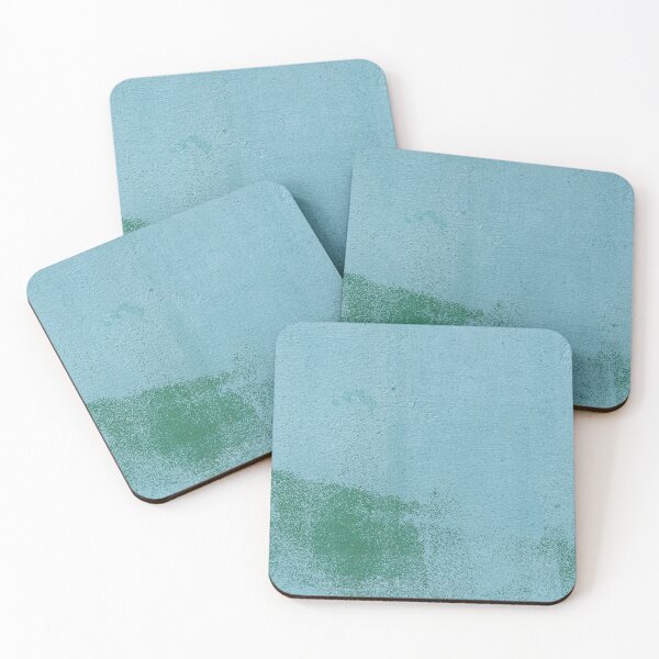 Item preview, Abstract Wabi Sabi Grunge Teal and Green Peeling Paint Texture designed and sold by MariaAbaza.