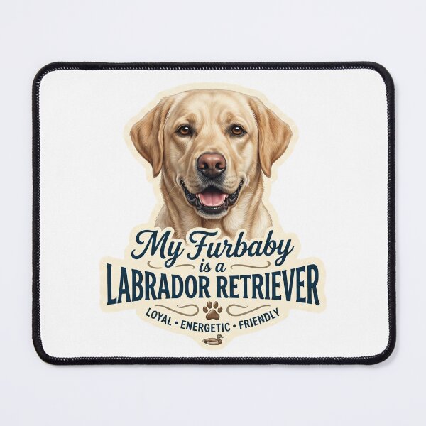 Item preview, My Furbaby is a Labrador Retriever Dog Lover designed and sold by CdnVeteranGraphics .