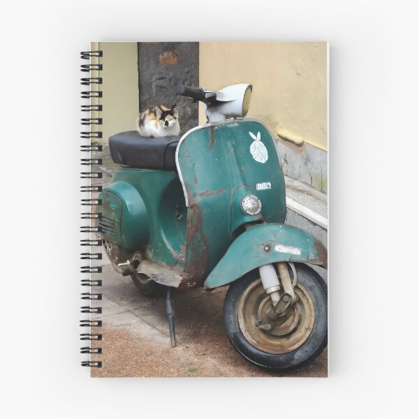 Item preview, Cat on a Hot Green Scooter  designed and sold by aeolia.