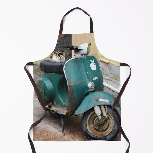 Item preview, Cat on a Hot Green Scooter  designed and sold by aeolia.