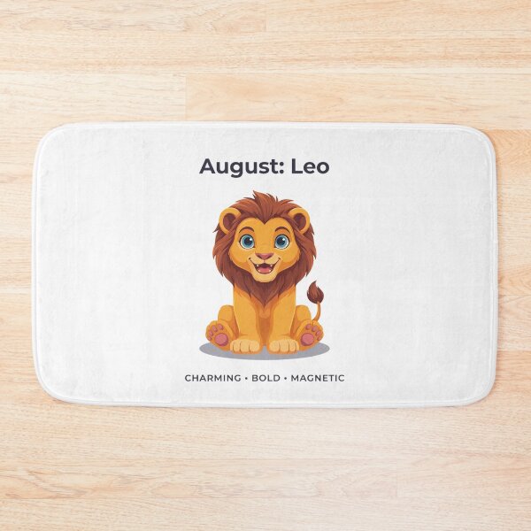 Item preview, August Leo Personality Lion Birthday Design – Charming Bold Magnetic Gift designed and sold by Cool-cat-art.