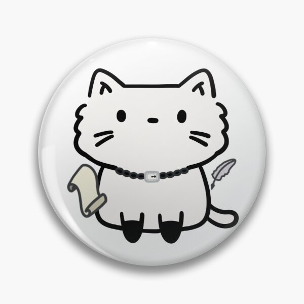Item preview, Tortured Poet Kitty Sticker / Magnet (Taylor Swift Eras Inspired) designed and sold by MastermindMinis.