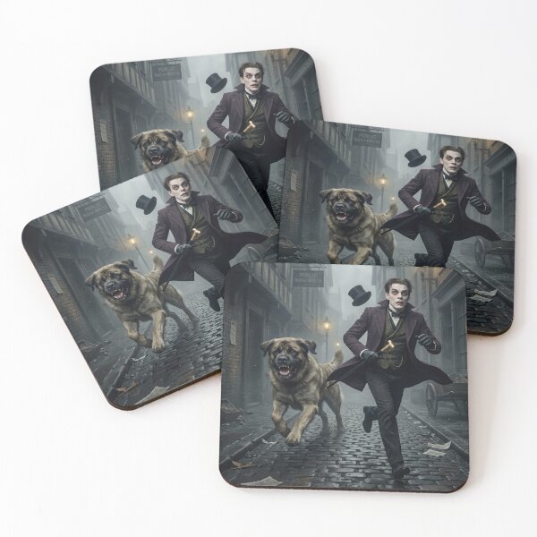 Item preview, Mr Ai Arts getting chased by a big dog designed and sold by Mr Ai Shop.