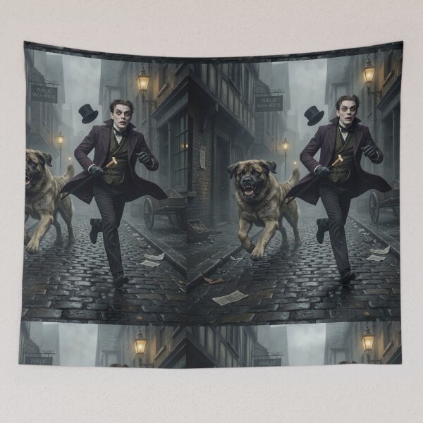 Item preview, Mr Ai Arts getting chased by a big dog designed and sold by Mr Ai Shop.