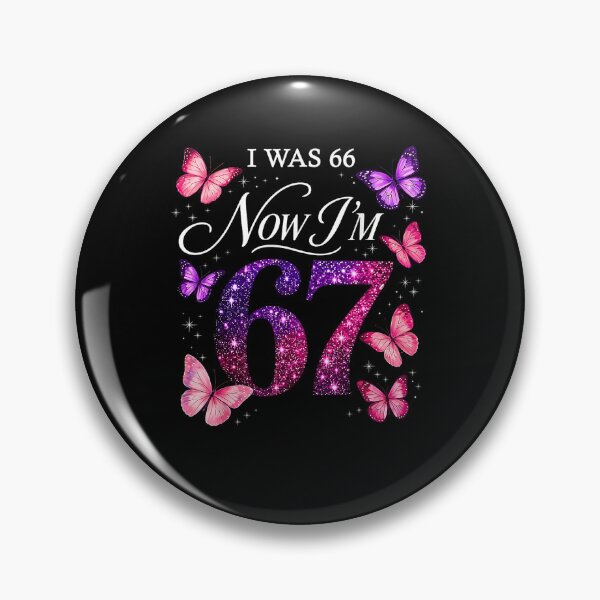 Item preview, I Was 66 Now I'm 67 Floral 67th Birthday Elegant Design designed and sold by Methahshop.
