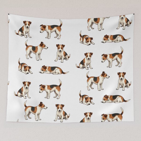 Item preview, Jack Russell Terrier set in various poses designed and sold by Prints by Mat.