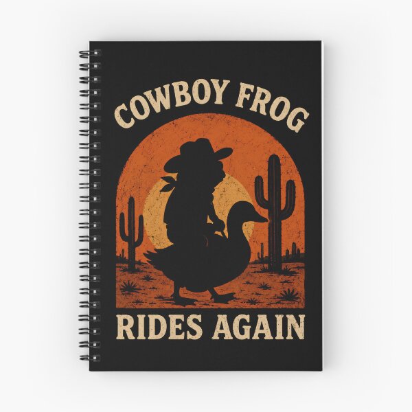 Item preview, Funny Cowboy Frog - Cowboy Frog Riding Again designed and sold by DemureArtsy.