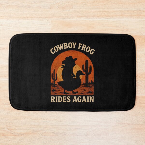 Item preview, Funny Cowboy Frog - Cowboy Frog Riding Again designed and sold by DemureArtsy.