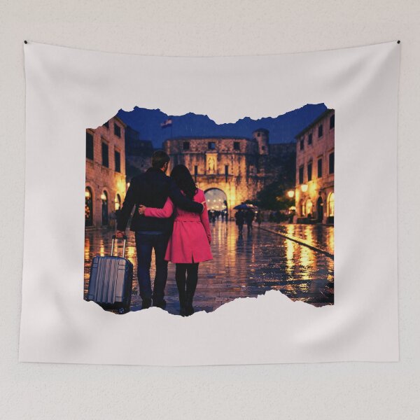 Item preview, Dubrovnik Old Town Stradun Street | Pearl of the Adriatic | Croatia Travel Photography designed and sold by Winetastic-Art.