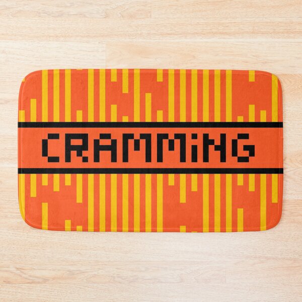 Item preview, CRAMMING — Pixel Art Word | Retro 8-Bit Two-Tone Typography designed and sold by Mouremandier.