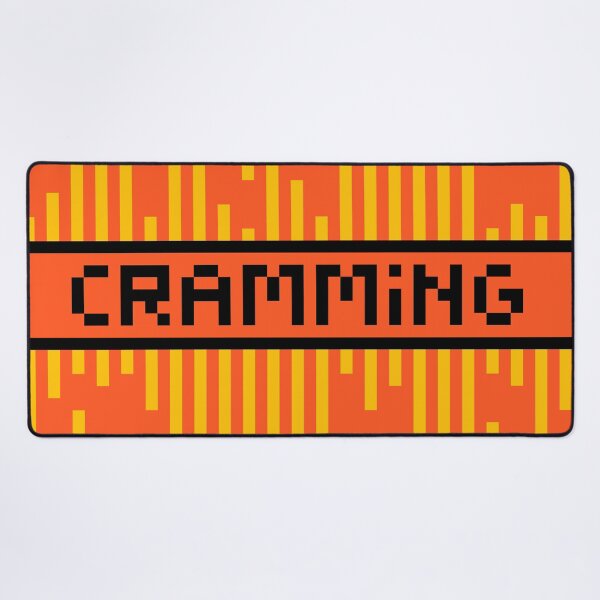 Item preview, CRAMMING — Pixel Art Word | Retro 8-Bit Two-Tone Typography designed and sold by Mouremandier.
