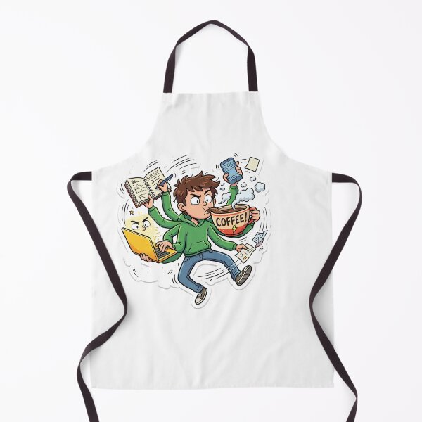 Item preview, Powered By Coffee Funny Work Productivity Meme designed and sold by ryanguas.