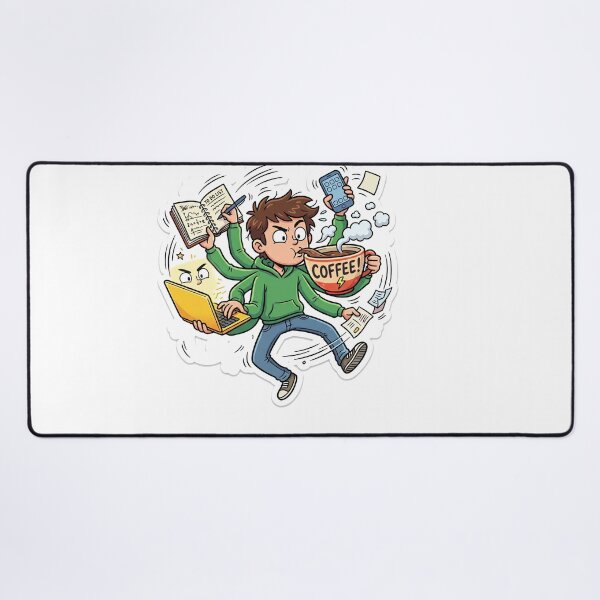 Item preview, Powered By Coffee Funny Work Productivity Meme designed and sold by ryanguas.