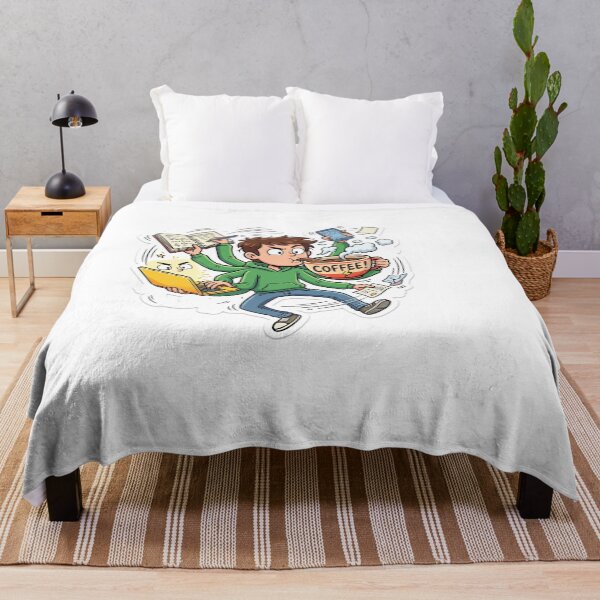 Item preview, Powered By Coffee Funny Work Productivity Meme designed and sold by ryanguas.