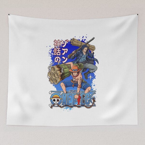 Item preview, Flame Fist and Yonko First Mate - Blue Splash Fire Art designed and sold by lamiarte.