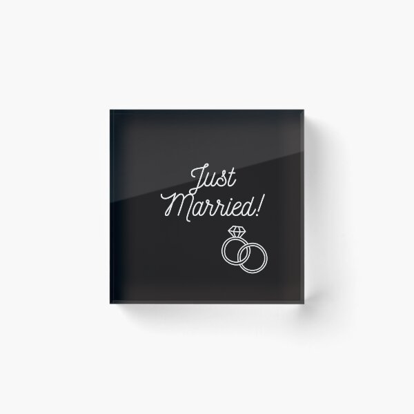 Item preview, Just married logo designed and sold by New creations by Mary.