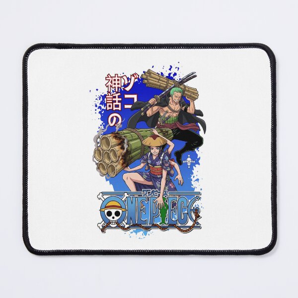 Item preview, Three Swordsman and Flower Princess - Wano Blue Splash Art designed and sold by lamiarte.
