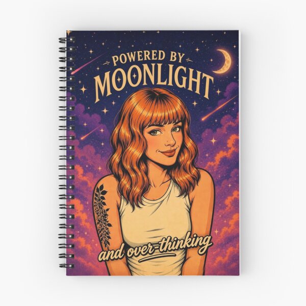 Item preview, Powered by Moonlight and over-thinking designed and sold by Carolyn Jane Designs.