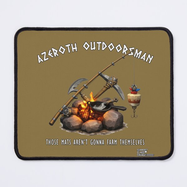 Item preview, Azeroth Outdoorsman | MMORPG Inspired Design designed and sold by SupportClassSavage.