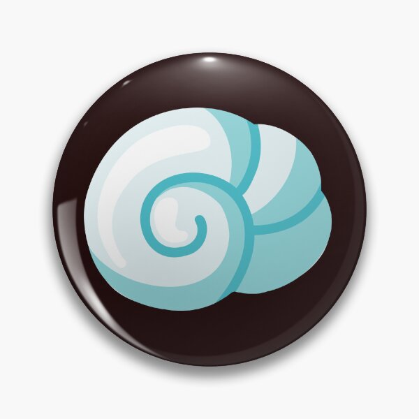 Item preview, Cute Turquoise Spiral Seashell designed and sold by EvLip-Artist.