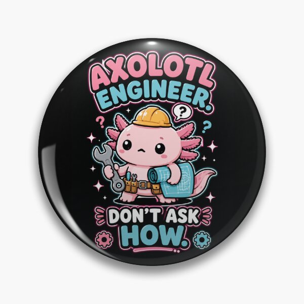 Item preview, Cute Axolotl Engineer Funny Don't Ask How Shirt — Kawaii Animal Profession Engineer Gift Tee designed and sold by MaynyStudio.