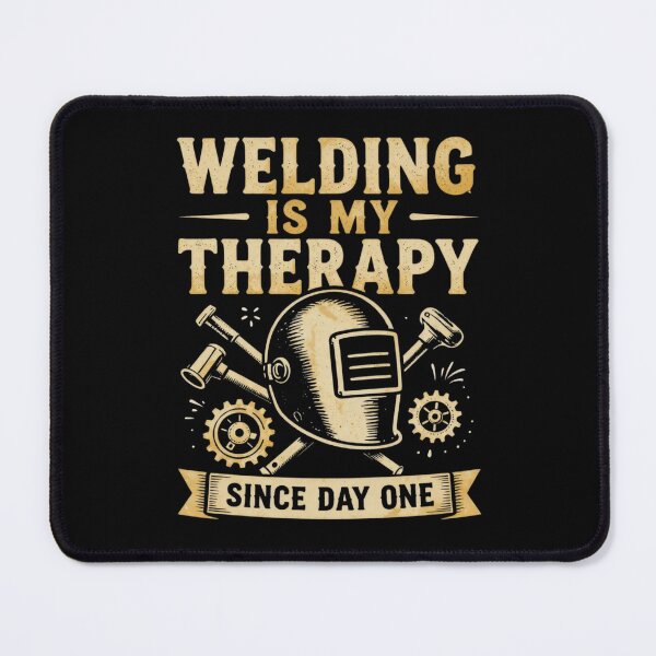 Item preview, Welding Is My Therapy Patriotic American Welder Vintage USA Flag designed and sold by LabCore.