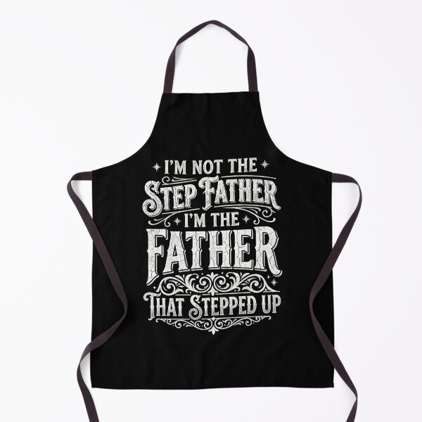 Item preview, White chalk font The Father That Stepped Up - Meaningful Step Dad Gift designed and sold by SideKickCreates.